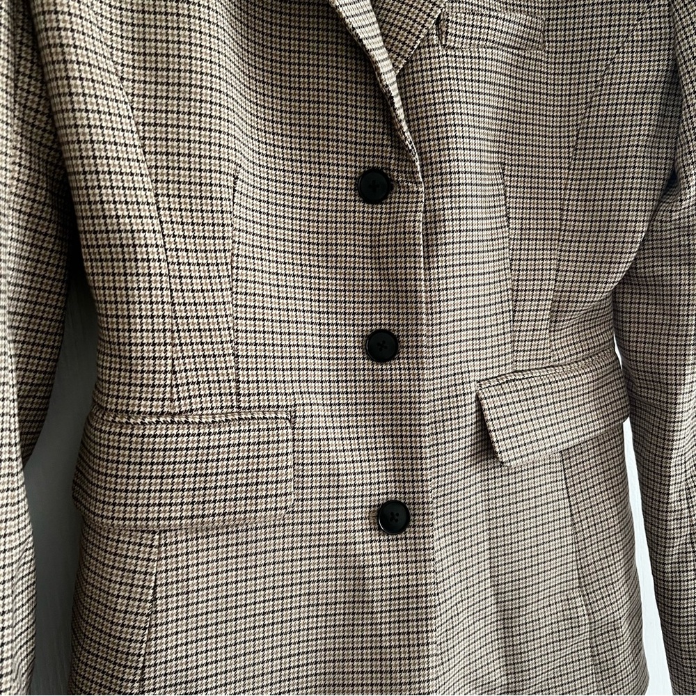 Helsa Plaid S Curve Jacket Size large Excellent condition - Picture 6 of 8
